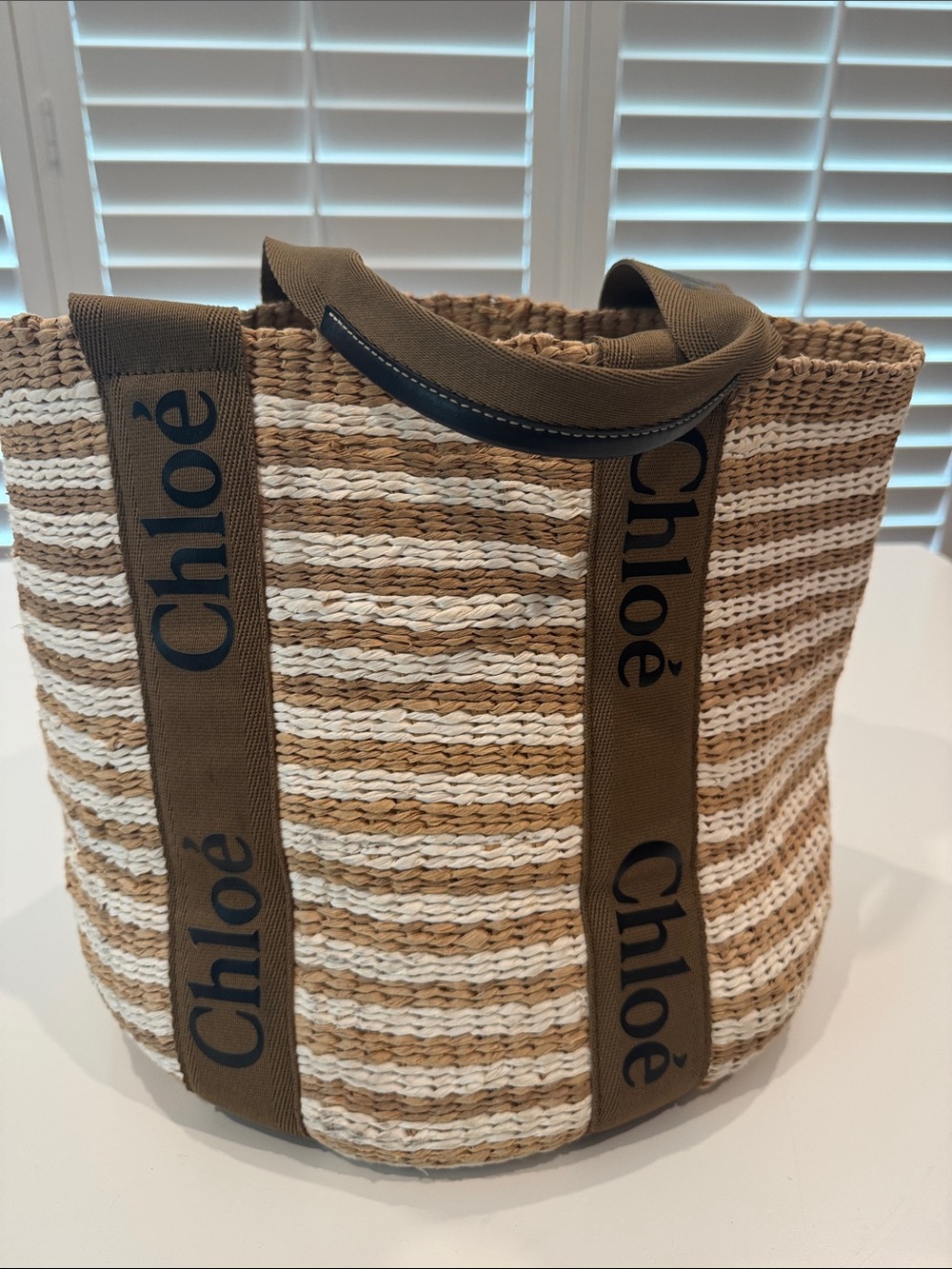 Chloe Mifuko large Woody Basket Tote - Picture 2 of 6